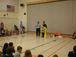 Mr. Herrick and Mr. Kawaragi during one of their performances this year